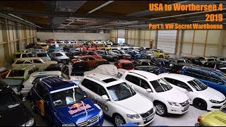 USA to Worthersee Part 1 Tour of the Volkswagen Secret Warehouse [upl. by Gert]