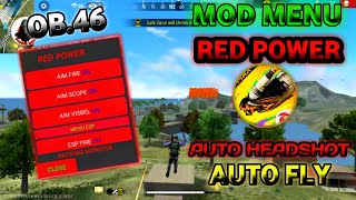 Free Fire new hack  FREE FIRE UPDATE HACK  Free Fire Hack  OB 46  RED POWER  AUTO HEADSHOT [upl. by Talich]