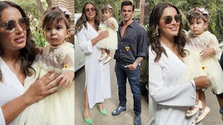 Bipasha Basu Along with Daughter Devi amp Husband Karan Singh Grover at Alana Pandays BabyShower 😍💖📸 [upl. by Llenrag407]