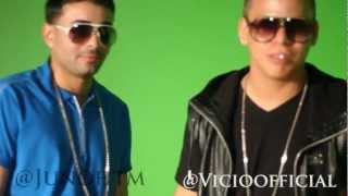 Vicio Ft Juno  Tus Besos Remix Behind The Scene [upl. by Enerak]