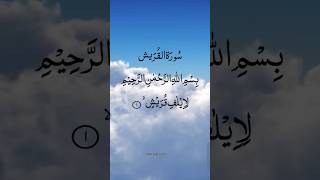 Surah Quraish💖✨shorts viralvideo 😯🔥quranrecitation abdurrahmansudais [upl. by Niamert]