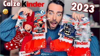 APRO TUTTE LE NUOVE CALZE DELLA BEFANA KINDER con sorpresa all’interno 🍫 03gennaio2023 [upl. by Geanine65]