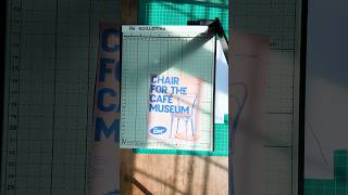 diseñando posters de sillas 🪑 hoy Chair for the Café MuseumNo la conocia un aire a thonet pero no [upl. by Buck]