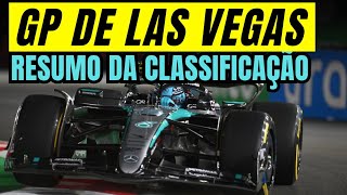 GP DE LAS VEGAS RESUMO DA CLASSIFICAÇÃO  FORMULA 1 [upl. by Aribold]