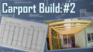 Carport FRAME  How To Build A Carport 2 [upl. by Wong258]