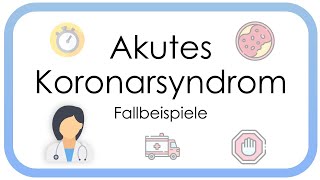 Akutes Koronarsyndrom Fallbeispiele Herzinfarkt NSTEMI STEMI iAP Diabetes Troponin [upl. by Gaul470]