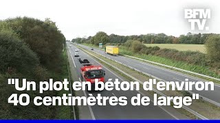 CôtesdArmor un automobiliste tué par le jet dun bloc de béton depuis un pont [upl. by Nob]