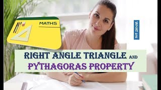 WHAT IS RIGHT ANGLE TRIANGLE AND PYTHAGORAS PROPERTY [upl. by Waylan]