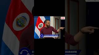 Periodista en costa rica encara a nayib bukele sobre 30000 presos inocentes [upl. by Ennirak501]