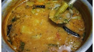 കേരള സദ്യ നാടൻ സാമ്പാർ  Onam sadya spcl sambar  Alappuzha style Recipe no79 [upl. by Nuahsyd]