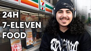 EIN GANZEN TAG NUR BEI 7ELEVEN IN JAPAN ESSEN SELBSTEXPERIMENT [upl. by Jarrell]