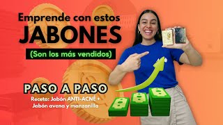 Jabones Artesanales para vender 2 Recetas de Jabón para tu negocio que se venderán sí o sí 🤩💵⚡️ [upl. by Claiborn]