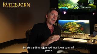 Kvitebjørn  Intervju Odd Nordstoga og regissør Mikkel Brænne Sandemose  På kino 25 desember [upl. by Sadnalor]