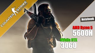 AMD Ryzen 5 5600H  RTX 3060  CSGO uLLeticaL Benchmark Lenovo Legion 5 15ACH6H [upl. by Rillings119]