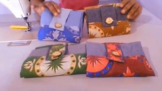 How to sew a foldable shopping bag [upl. by Fayina]