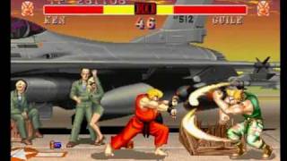 Guiles Stage  Street Fighter II Champion Edition  Playstation [upl. by Hynda]