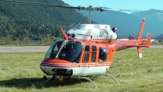 Bell 206LT TwinRanger Helicopter Engine Startup and Takeoff [upl. by Soni]