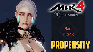 MIR4 How to easily turn your Bad PVP Status to Good Propensity [upl. by Orimar]