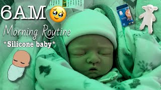 My 6AM Morning Routine With a Silicone BabyNewbornRoleplayReborn’s World [upl. by Tennaj]