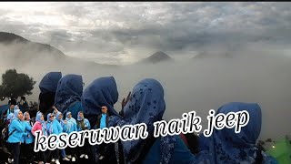 nikmati keseruan naik jeep keliling Dieng bersama Chandradimuka Jeep adventuredieng wulan nada 3 [upl. by Llecrep]