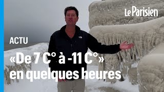 «Nous allons voir les dégâts» lhistoire du restaurant pris dans les glaces du «blizzard du siècle» [upl. by Ajnin466]