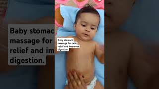 Baby stomach massage for colic relief and improved digestioncolic colicrelief [upl. by Annot]