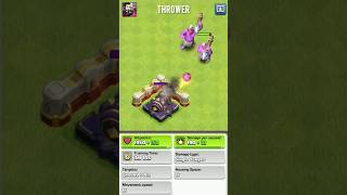 New Troop Thrower Gameplay  Clash of Clans  nirabz000 [upl. by Attenwahs992]