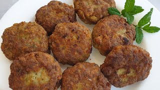 Qofte shtepie me Mish te grire  Classic Perfect Hamburger Meatballs [upl. by Rihsab635]