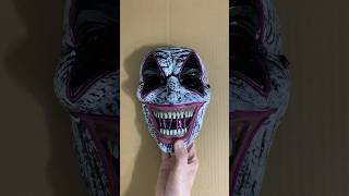 I transformed a Spirit Mask into ART diy art mask cosplay clown horrorshorts halloween [upl. by Devy]