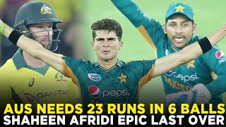 Thrilling Last Over  Young Shaheen Afridi Outstanding Bowling Against Australia  PCB  M7C2K [upl. by Ellenig]