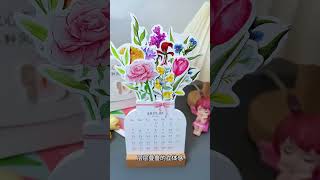 Floral desk calendar The new year is coming soon Give yourself this beautiful floral desk calen [upl. by Nohsav81]