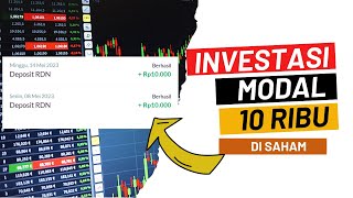 Cara Investasi Saham Pemula Modal 10 Ribu [upl. by Seraphine472]