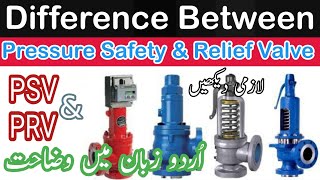 Difference Between Pressure Safety Valve amp Presure Relief Valve  PSV amp PRV InstrumentAcademy [upl. by Stanwinn]