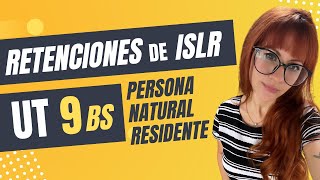 Nueva Unidad Tributaria 2023  Modificación de las retenciones de ISLR persona natural residente [upl. by Leipzig626]