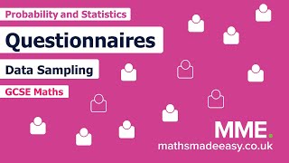 Statistics  Questionnaires Video 1 [upl. by Adolph]