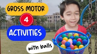 Amazing Balls🏀 Games Gross Motor Skill Activity for Preschoolers How to improve Gross Motor Skills [upl. by Nilkoorb]