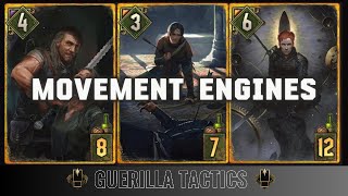 Gwent  Movement Is So Satisfying  Guerilla Tactics Deck [upl. by Kernan]