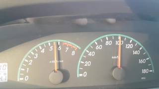 Toyota Belta 10 CVT 0100 kmh acceleration [upl. by Sabino331]