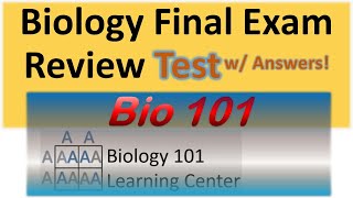 Biology Final Exam Review  Bio Test Review  Bio 101 Final Exam  Important Questions Bio 101 [upl. by Nadean]