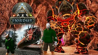 Taming Rock Golem  Basilisk  Ark Survival Evolved  The Fjordur [upl. by Pavier296]