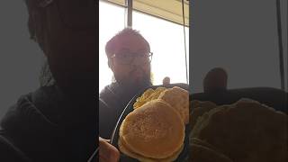 Trying Mcdonalds Steak and Eggs with Hot cakes [upl. by Cori]