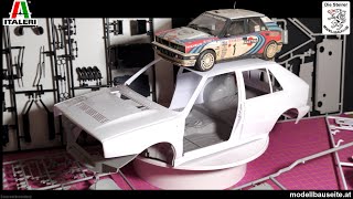 Lancia Delta HF Integrale 16V Italeri 112 Bausatzbesprechung Unboxing [upl. by Athalia25]