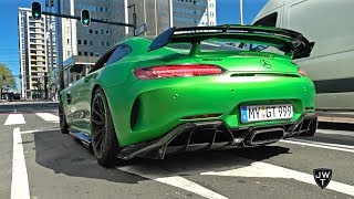 INSANE Renntech MercedesAMG GTR in Rotterdam REVS Accelerations amp More Exhaust SOUNDS [upl. by Yniffit]