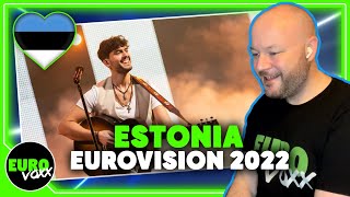 ESTONIA EUROVISION 2022 REACTION STEFAN  Hope  Eesti Laul 2022 [upl. by Hett]