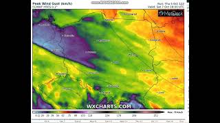 Wichura nad Polską Gdzie i kiedy najsilniejszy wiatr [upl. by Ahtibat]