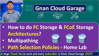 19 FC amp FCoE Storage Architectures Explained  Multipathing amp Path Selection Policies  Lab Guide [upl. by Akienat]