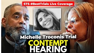 STS BestTrials Live Coverage Michelle Troconis Contempt Hearing [upl. by Lemmuela260]