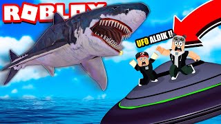 Ufo Gemisi Aldık  Köpek Balığı Peşimizde  Panda ile Roblox SharkBite 2 [upl. by Premer993]