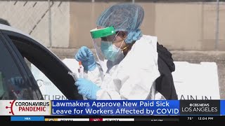 Paid Sick Leave Approved For Workers Hit By COVID19 [upl. by Rahs]