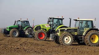 Claas Axion 850  Deutz Fahr Agrotron 200  Hurlimann Master H6190 [upl. by Yllop237]